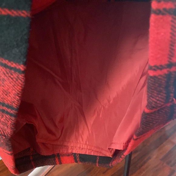 NWT HYFVE Red and Black Plaid Mini Skirt, Large - Picture 4 of 6